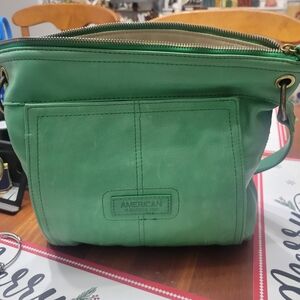 American Leather Co. Harmony Organizer Jungle Green Women's Bag